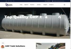 Capital Group Industry - We are specializing in Glass re-inforced plastic [GRP] products, GRP Water tanks, Sectional tanks which are highly durable and resistant to Different weather condition in Umm Al Quwain, Abu Dhabi, Dubai, Ras Al Khaimah, Sharjah. We use the latest technologies in the field of manufacturing.