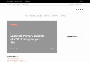 Learn the Primary Benefits of VPS Hosting for your Site | Navicosoft - There are multiple benefits of VPS hosting for several kinds of businesses. Read this blog to learn how VPS hosting is beneficial for your company's website