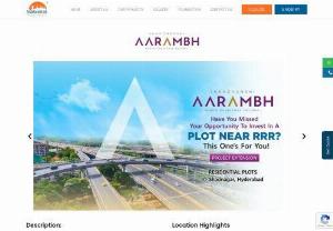 Premium Plots for Sale in Hyderabad @ Skandhanshi Aarambh - Skandhanshi' premium land development project Aarambh is the best place to invest if you're looking for open plots in Hyderabad. The project also has 2 BHK residential houses for sale in Shadnagar. Located in the beautiful open spaces of Raikal, Aarambh is a project that delivers the right balance of health, happiness, and modern lifestyle to you and your entire family.