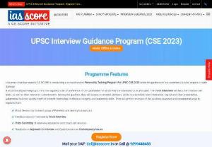 UPSC Interview - Free UPSC IAS Mock Interview & Guidance Programme for CSE 2022 for all aspirants who cleared UPSC Mains. Join Now Best UPSC Mock Interview 2022 with Eminent Panelists.