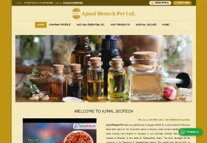 Ajmal Biotech Pvt Ltd. - Incorporated in the year 2005, Ajmal Biotech Pvt Ltd. is based in Mumbai, Maharastra (India). It is a leading Manufacturer, Exporter and Supplier of Natural Essential Oil, Natural Isolate and Mint Products. All the operations of the company are headed and managed by a team of skilled mentors, including: Mr. Maulana Badruddin Ajmal & Mr. Sirajuddin Ajmal (Director). Their sharp business acumen, excellent managerial skills and rich domain expertise have enabled us to spread a wide network all...