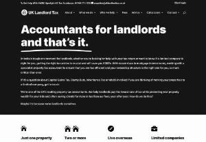 UK Landlord Tax - UK Landlord Tax are the UK\'s leading property tax accountants and because we are landlords ourselves, we often save clients much more in tax than our fees than generalist accountants are able to.