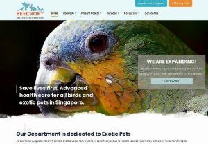 Bird and Exotics pet, Mammals veterinary specialist Clinic Singapore - Birdvet Singapore is a world-class specialist veterinary clinic for avian, reptile, Mammals and exotic pets dedicated exclusively to the care of Bird and Exotic pets in Singapore.