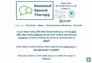 Rossland Speech Therapy - I am a pediatric Speech-Language Pathologist who has experience with articulation therapy, stuttering and language therapy. I am focusing my current practice on Orofacial myofunctional disorders. Please contact me for rates and to discuss how I can support your child's oral health, speech and language development!