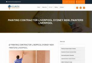 Painting Contractor Liverpool - Atlantic Painters - Exterior & interior painting, roof painting, & other painting services are available, reputable Painting Contractor in Liverpool