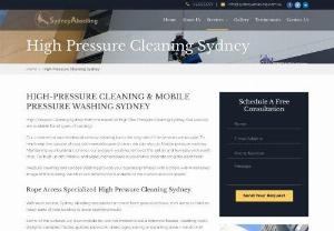 High Pressure Cleaning Sydney - Sydney Abseiling - High-pressure cleaning services in Sydney for residential & commercial properties. Get the best budget Abseiling Pressure Cleaning in Sydney