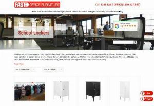 Commercial Quality School Lockers in Australia - Fast Office Furniture - The School Locker is passionate about giving students every opportunity to unlock their potential. Our large selection of lockers aimed at schools and daycare centers is the perfect spot to find your education facility's next purchase. Covering all bases, we also offer benches, single-door units, and coat and bag hook systems for things that don't need to be locked away.