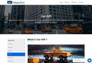 Car API - Car API is also called Rental Car API, Taxi Booking API, Car Booking API, is a service allowing travel agents to search for excellent car deals available and easily manage car rental reservations.
Car Rental XML API Integration Company customizes the Travel XML API as per the client's needs and easily adapts the technologies to suitable your brand. Car Rental API Integration Company globally will provide all the support to integrate your website with APIs.