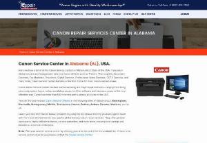 Find an authorised canon service center in Alabama - you are in alabama state and facing issue in canon devices like printers , photocopiers , fax machine , projector , digital cameras , cctv cameras , scanners , videos cameras , so you can contact us. canon services center alabama is the first choice for most canon related issues and we have more than 500+ service points across all states in the usa.
