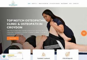 TOP NOTCH OSTEOPATHIC CLINIC & OSTEOPATH IN CROYDON - Osteopathy Croydon is a full-service osteopathy clinic that provides therapy for chronic pains. Call the best osteopathic treatment centre today at 020-8338-1215.
