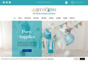 A Bit Of A Do - A Bit of a Do. Party decorations�and�party supplies�for all occasions including fancy dress, tableware, balloons and more for any celebration, including birthdays, Halloween, Christmas and New Year! Next Day Delivery.