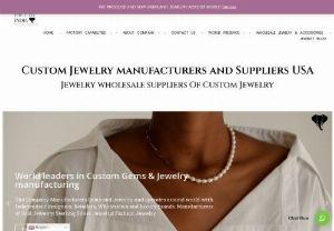 Custom Jewelry Manufacturers in the USA - We provide plenty of options for Gold Jewelry, Silver Jewelry, and Brass Jewelry Manufacturing. Our team has an expertise in Handmade Jewelry which fulfills the need of Higher level of craftsmanship and skills.