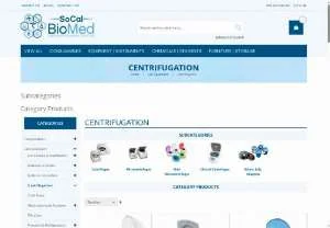 Screenshot of Mini Centrifuges for Lab Use