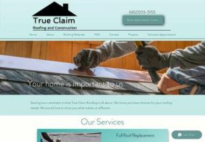 True Claim Roofing and Construction LLC - At True Claim Roofing and Construction, we specialize in all your roofing needs. Starting with a thorough inspection, we give you a detailed report on the condition of your roof. Whether you need a repair or a replacement, we can help! Give us a call today for your free inspection.