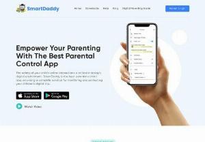 Best parental control app - Best parental control app that offers real-time monitoring to track your child's online activities, set screen time limits and track their kid's location. With daily screen time you can manage the time your kids spend on their tablets and smartphones helping them to be smart, confident explorers of the online. SmartDaddy is the best parental monitoring app in which they can view kid's browsing history even in incognito mode and block or filter unwanted websites.