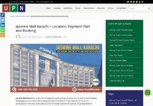 Jasmine Mall Karachi - Jasmine Mall Karachi is a new, life changing investment opportunity by Q Links Developers Its Location, Map, Payment Plan and Booking