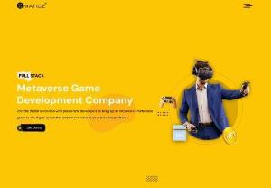 Metaverse Game Development Company - Metaverse game development will drive the gaming industry. Because it will take the gaming experience to the ultimate height without any doubt. Metaverse games let the user feel that they are part of the world.