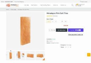 All-Natural Himalayan Pink Salt Tiles - Wholesale Himalayan Salt Tiles to build Salt Wall. Bulk Salt Tiles for sale are available at our HSW store for Sauna Wall and for dry aging the beef.