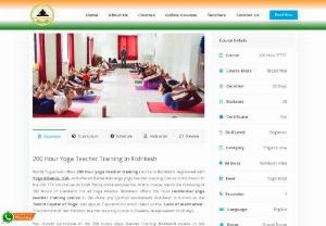200 Hour Yoga Teacher Training in Rishikesh - World Yogashala offers Yoga Alliance USA Certified Certification of 200 Hour Yoga Teacher Training in Rishikesh India. It is the most popular yoga teacher training in Rishikesh .