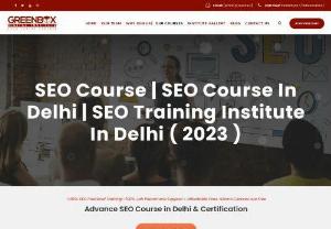 Advanced SEO Course in Delhi - The SEO Course in Delhi is designed to help students learn the basics of search engine optimization and how to apply these skills to their own websites. The course covers everything from on-page optimization to content creation and link building.