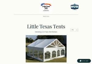 Little Texas Tents - Little Texas Tents provides tents for a variety of events such as weddings, birthdays, Quinceaneras, memorial services, or other social gatherings for the greater Travis, Williamson, and Llano counties.