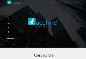 Software Development Services, Software Development, Software Development in India - Acufore an increasingly competitive world of product development, a reduced engineering cycle time, and being at the top of the technology, is the only way to success. Acufore enable the customers to leverage the time zone difference to run multiple shifts without stretching its own engineering facility. Being focused on delivering solutions, Acufore brings the technology at its best as an add-on, to always cement the customer's success. Acufore, with its team of highly qualified and experienced