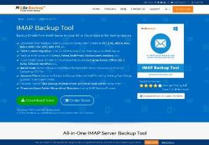 IMAP Server Backup Software - IMAP Backup Wizard permits user export emails from IMAP Server to IMAP Server to transfer single or multiple IMAP Server mailboxes.
