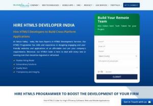 Hire HTML5 Developer India - Silicon Valley - We are experts at providing the best HTML5 Development Services. Hire a Dedicated HTML5 Developer who is highly skilled with HTML coding and will produce the best results for your companies.