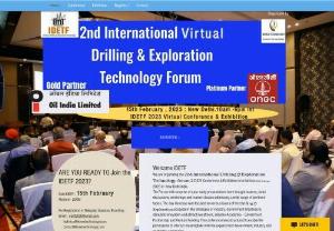 Drilling and Exploration Technology - We are organizing an 2nd International Drilling & Exploration Technology Conference & Exhibition -10th -11th January 2023 in New Delhi India.