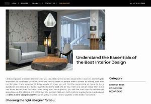 Understand the Essentials of the Best Interior Design - Interia - Interia has the best interior designers in Delhi who are keen to meet the needs of the people in the best possible manner as per their exact demands. We have worked with a large number of clients coming from different parts of India with different needs, we are able to make a blueprint that might be able to serve the needs of the majority of people. So, let us get started with that without further delay. Hire suitable like Interia. We are here for your help. Visit our official website.
