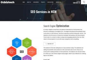 SEO Services in NSW - Ozbiztech - SEO Services NSW - Ozbiztech is a company providing SEO services for businesses, including search engine optimization, social media marketing, link building, content marketing, and paid advertising. With decades of experience, SEO Services NSW has been a top-tier provider of SEO services. The company has offices in Sydney, NSW.