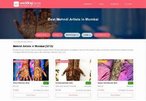 400+ Best Mehndi Artists in Mumbai | WeddingBazaar - Looking for Mehndi Artists in Mumbai? Checkout the List of Best Mehndi Artists in Mumbai . See their past work, reviews or costs. Book a Mehndi Artist for your mehndi ceremony with WeddingBazaar.