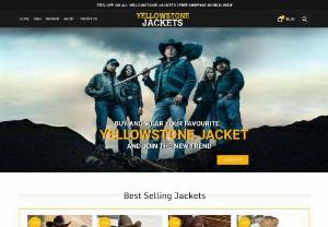 Yellowstone Jackets - You can buy the exact same design of Yellowstone jackets that are featured in the series, like john Dutton, Kevin Costner, Monica Dutton, Luke Grimes and other characters in the series, check out all of their fashionable outfits in leather, wool and cotton with worldwide free delivery.