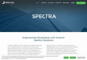 Biometric Manufacturer & Access Control Solution Provider | Spectra - Best biometric manufacturer & access control solution provider in India since 1999. We empower workplace with smart identity software and systems. KNow More