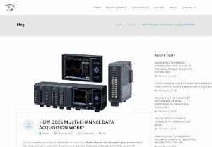 Multi channel data acquisition system - A multichannel data acquisition (DAQ) system is a complete signal chain subsystem interfaced with multiple inputs (typically sensors) with the main function of converting the analogue signal at the inputs into digital data that a processing unit can comprehend.