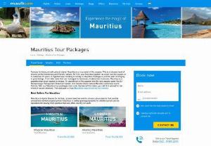 Mauritius Tour Packages - Mauritius is rightly famous for its blue, opulent beaches and its ultra-luxurious resorts that provide unmatched comfort at great prices! Mauritius is swiftly gaining popularity for wildlife tourism and its reputation for saving more species than any other country on earth.