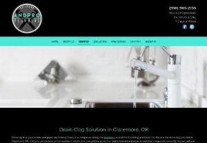 drain cleaning and repair claremore ok - AndPro Plumbing and Drain Inc., is a leading plumbing company in Claremore, OK.