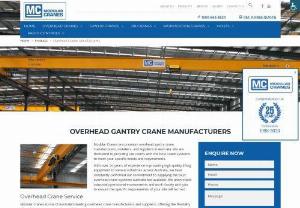 Modular Cranes - Our expert team supplies an extensive range of high-quality jib cranes and hoists, through to gantry and overhead cranes, our manufacturers are committed to being the best in the industry.
For our range of products including overhead cranes; single girder or double girder, electric chain hoists, gantry cranes, jib cranes, workstation cranes, electric wire hoists and radio control systems please get in touch with us on 1300 663 8527.