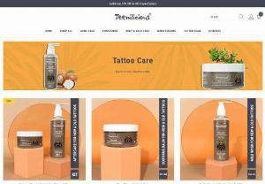 Explore the Tattoo Care Products For All Skin Types | Tattoo Wash & Tattoo Balm Online | Teenilicious - Explore the best tattoo care products from Teenilicious, formulated for teenage skin and suitable for all ages and skin types. Tattoo wash and tattoo balm to cleanse and soothe the freshly-inked skin and add a natural glow to tattoos.