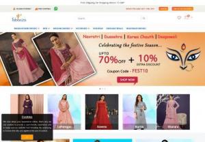 Shop Indian Women Dresses and Outfits for every Occasion Online in UK - Fabanza Fashion UK is a one-stop online cloth store for Weddings, Parties, and festivities. Shop the latest collection of Anarkali Dresses, Sharara Suits, Lehengas, Designer Sarees, Designer Salwar Kameez, Fabulous Pakistani Suit, EID Outfits, Designer Gowns, and Designer Salwar Suits with Customized option plus Free Shipping.