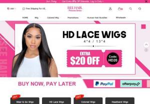 wigs shop - Isee hair store provides free shipping virgin human hair, high quality women wigs shop online. Different wig types to match natural curly hair perfectly. Also Brazilian Hair Bundles for Straight Hair and Wave hair.