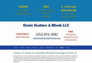 custom window coverings ocala fl - In Ocala, FL, if you are searching for new window treatment services provider, contact Ocala Shutters & Blinds LLC. On our site you could get further information.
