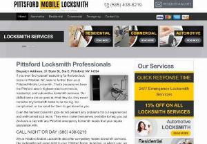 Pittsford Mobile Locksmith - If you need a locksmith in Pittsford, NY, do yourself a favor by turning to Pittsford Mobile Locksmith. We offer residential, commercial, automotive and emergency locksmith services. With so many services to offer to you, you're sure to find all the help you'll need right here. At Pittsford Mobile Locksmith we are accustomed to helping homeowners with their home security needs. In fact, in most cases, they find that what we have to offer is much more affordable than what they are offered at a...