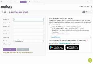 Best Solution For Global Address check Tool - Melissa Global address check tool offers real-time address check and verifies any Global address. Find and correct any inaccurate or missing address elements for residential or business addresses.