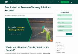 Industrial pressure cleaning solutions - Ensuring that the business premises looks neat and clean is important for many reasons. Industrial pressure cleaning solutions help you achieve that. With the weather changing, many outdoor areas of your business look messy. There is mildew and mold on the wall, mossy driveways, and grimy windows. If you want your premises to look clean, sharp, and hygienic, a wash is necessary. Not just any but only a high-pressure cleaning can improve the looks of the building.