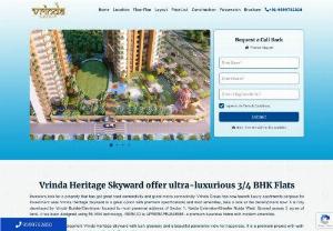 Vrinda Heritage Skyward - Vrinda Group has launched new project, It's name of Vrinda Heritage Skyward, Which is Located at very popular Location of Sec 1 Noida Extension.