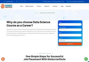 Data Science Course In Surat - Data Science Training In Surat [No#1] - Simba Institute Provides you with a wide range of certified IT courses & programming education with professional, technical & Practical training through an experiential learning approach & 100% job guarantee,100% live Training so Join us & bright your career.