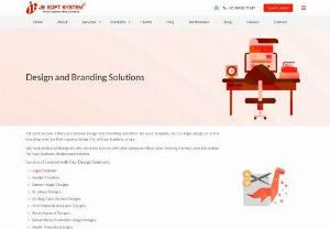 Design and Branding Solutions in Chennai - J B Soft System offers customized design and branding solutions for your business, be it a logo design or a full branding solution that requires design for all your business props.