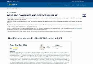 List Of Best SEO Companies & Services In Israel-10 Seos - Ratings & reviews of best SEO companies & agencies in Israel. 10seos brings the ranking of top SEO companies, SEO firms, & SEO agencies in Israel.