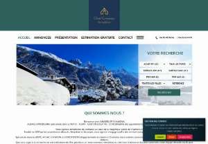 Immobilier Chamonix - Real estate agency based in Chamonix. B�n�dicte and Giuseppe, thanks to their passion and their love of the real estate sector, will be able to guide you in your best decisions. A successful project starts with the right choice of real estate agent